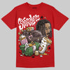Nigel Sylvester x Air Jordan 4 ‘Brick by Brick’ DopeSkill T-Shirt Stressless Graphic Streetwear - Red