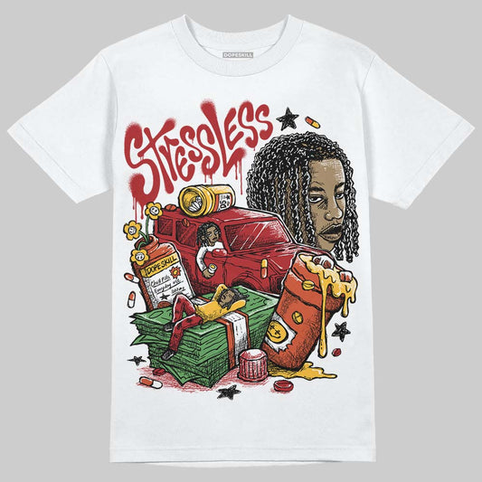 Nigel Sylvester x Air Jordan 4 ‘Brick by Brick’ DopeSkill T-Shirt Stressless Graphic Streetwear - White
