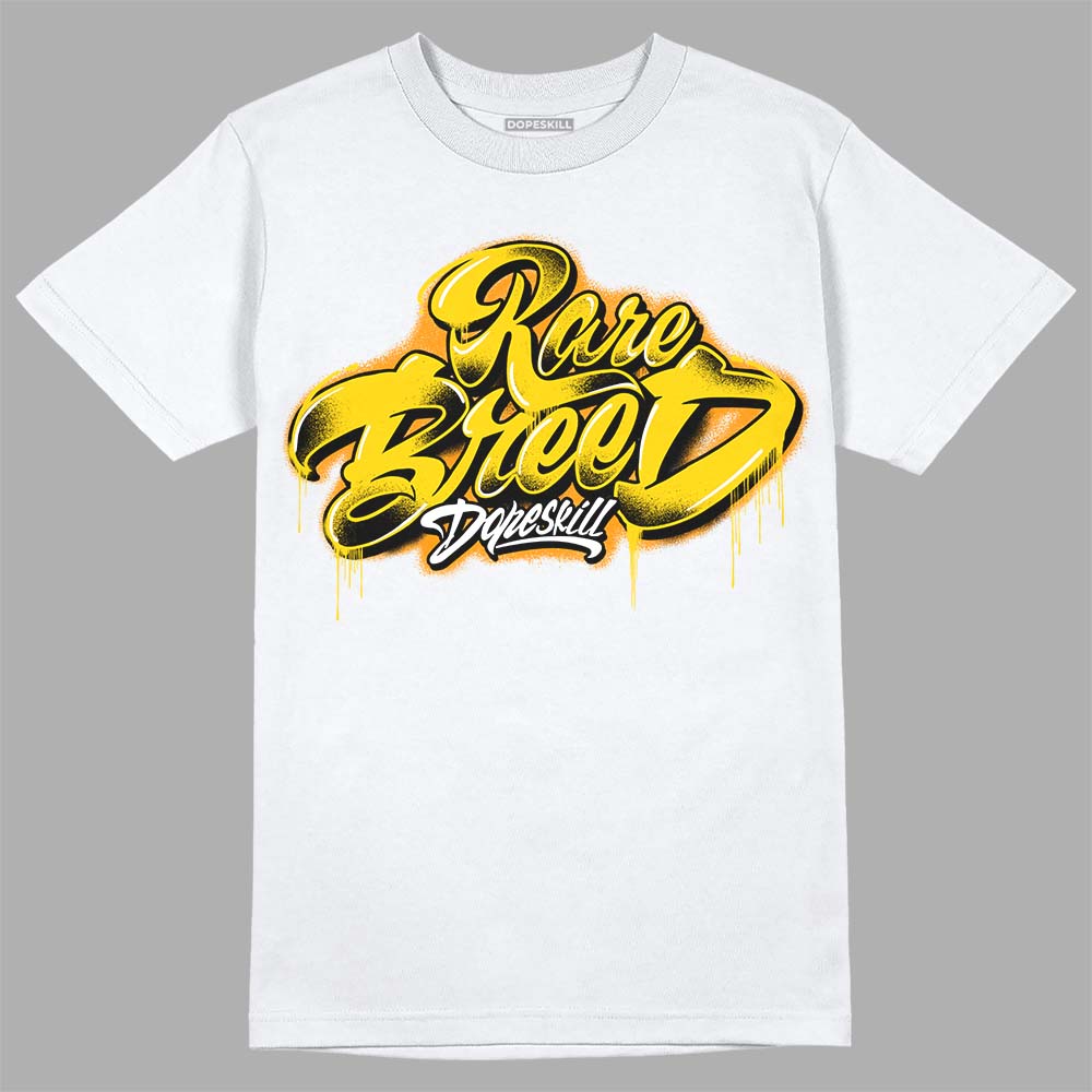 Jordan 6 “Yellow Ochre” DopeSkill T-Shirt Rare Breed Type Graphic Streetwear - White
