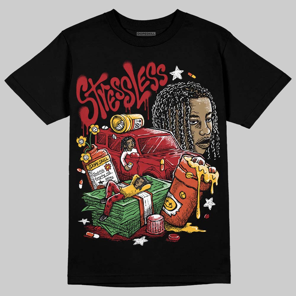 Nigel Sylvester x Air Jordan 4 ‘Brick by Brick’ DopeSkill T-Shirt Stressless Graphic Streetwear - Black