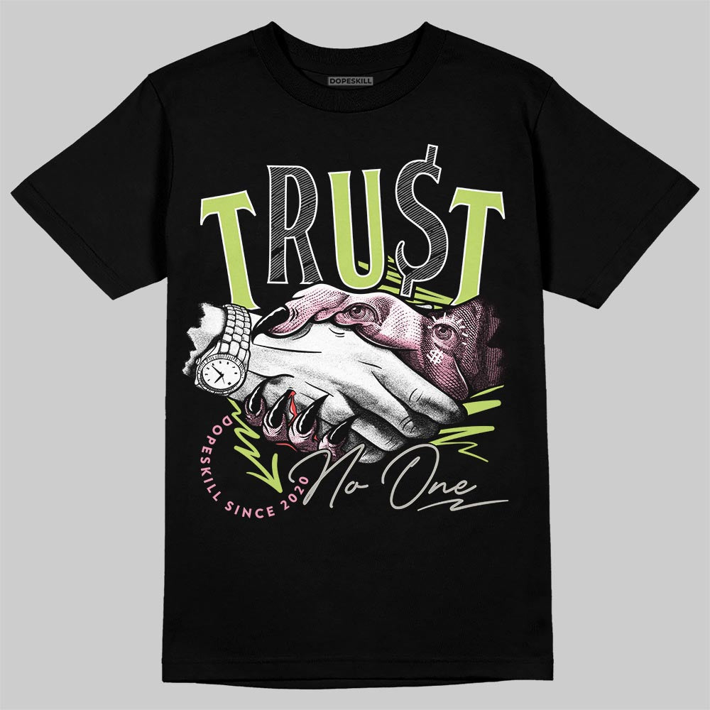 Chase B x Travis Scott x Jordan Jumpman Jack DopeSkill T-Shirt Trust No One Graphic Streetwear - Black