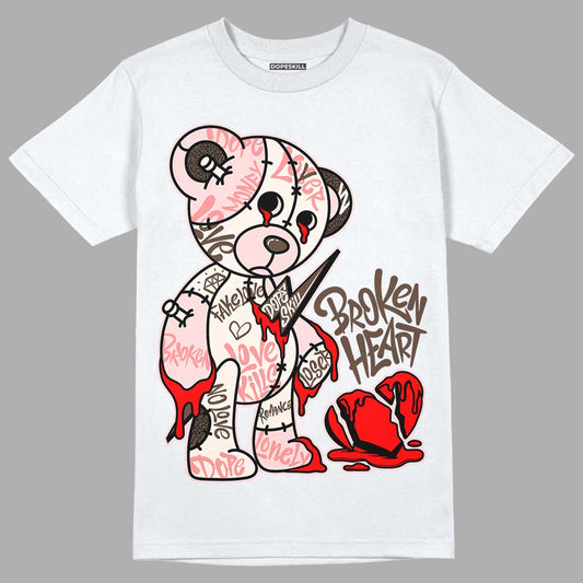 Jordan 3 Neapolitan DopeSkill T-Shirt Broken Heart Graphic Streetwear