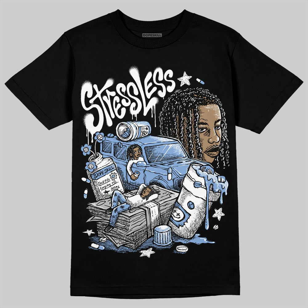 Jordan 4 WMNS 'Forget Me Not' DopeSkill T-Shirt Stressless Graphic Streetwear - Black