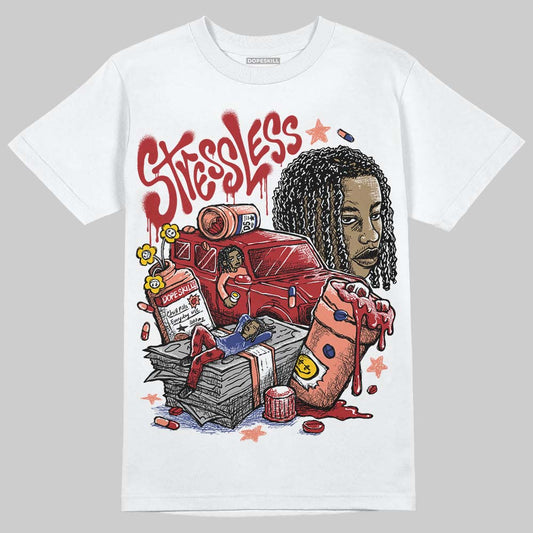 Jordan 1 High OG Rare Air “Cinnabar” DopeSkill T-Shirt Stressless Graphic Streetwear - White