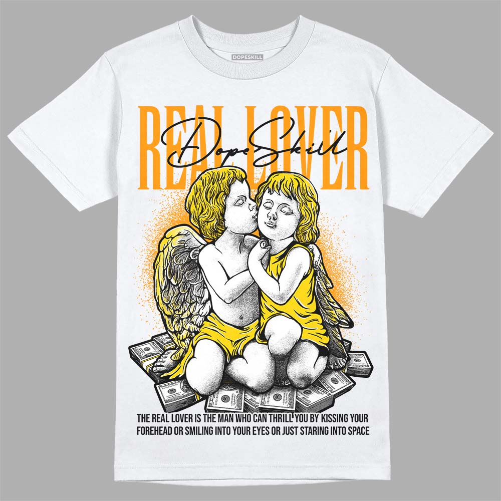 Jordan 6 “Yellow Ochre” DopeSkill T-Shirt Real Lover Graphic Streetwear - White
