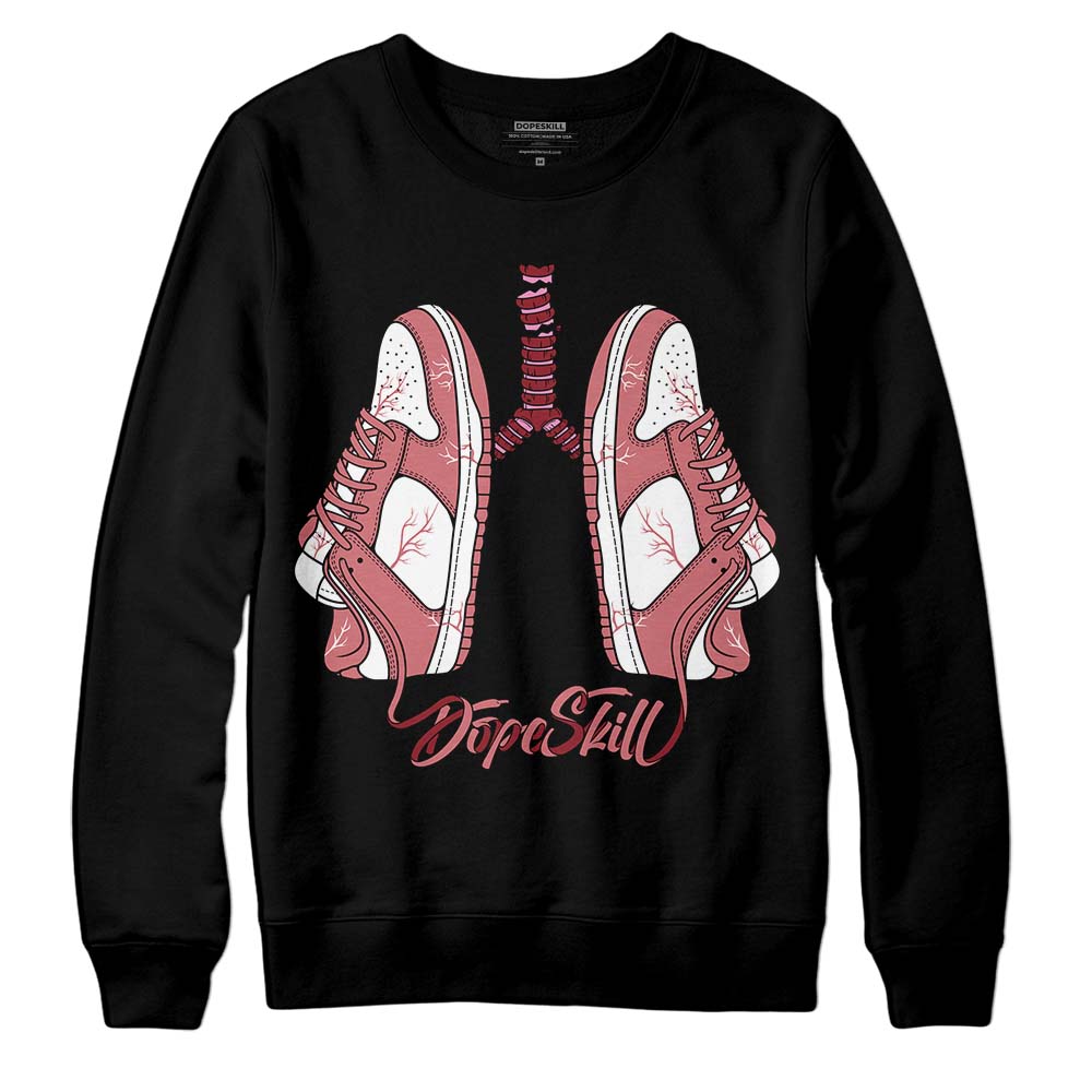 Valentine's Day Collection DopeSkill Sweatshirt Breathe Graphic Streetwear - Black