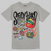 Grey Sneakers DopeSkill T-Shirt Study Hard Graphic Streetwear - Gravel
