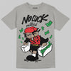 Grey Sneakers DopeSkill T-Shirt No Luck, All Hustle Graphic Streetwear - Gravel