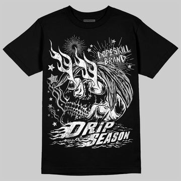 Dunk Low Panda Black White DopeSkill T-Shirt Drip Season Graphic Streetwear - Black