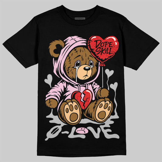 Awake NY x Air Jordan 5 Arctic Pink DopeSkill T-Shirt Broken Bear Graphic Streetwear - Black