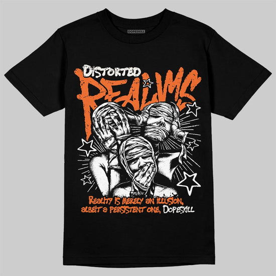 Jordan 1 Retro High OG Shattered Backboard (2025) DopeSkill T-Shirt Distorted Realms Graphic Streetwear - black