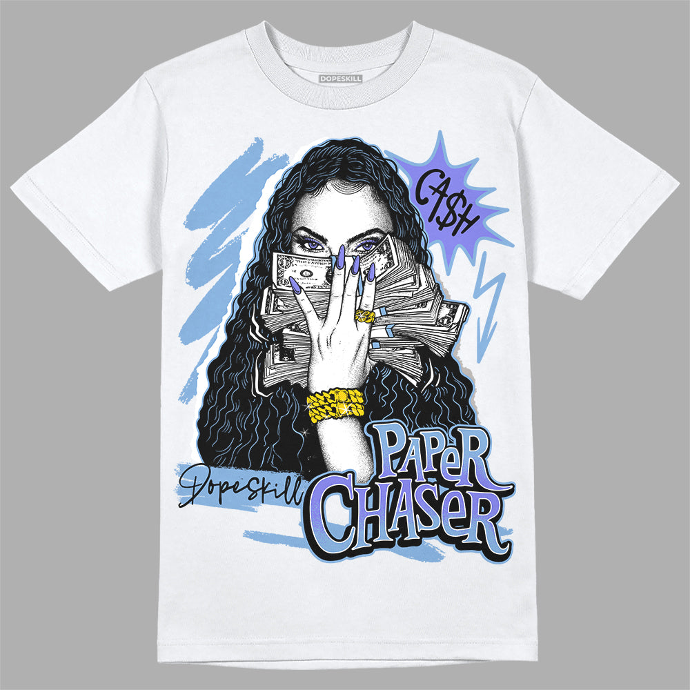 University Blue Sneakers DopeSkill T-Shirt NPC Graphic Streetwear - White