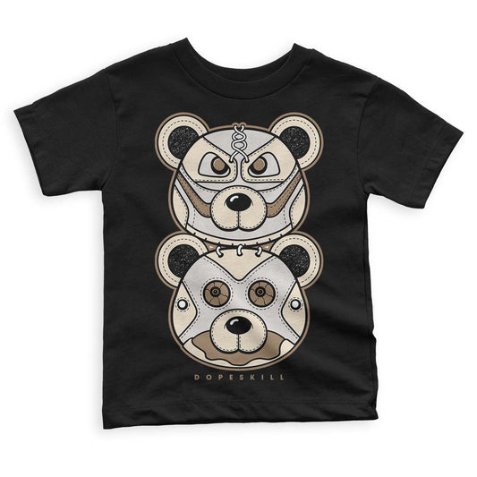 Jordan 5 SE “Sail” DopeSkill Toddler Kids T-shirt Leather Bear Graphic Streetwear - Black