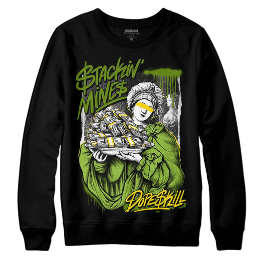 Dunk Low 'Chlorophyll' DopeSkill Sweatshirt Stackin Mines Graphic Streetwear - Black