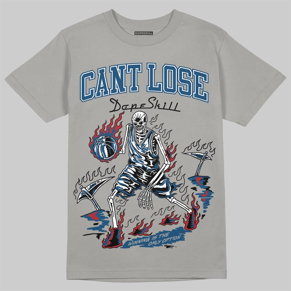 Jordan 12 Retro French Blue (2025) DopeSkill T-Shirt Cant Lose Graphic Streetwear - gravel