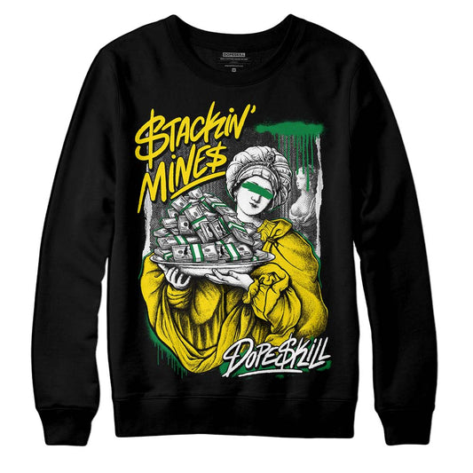 Dunk Low Reverse Brazil DopeSkill Sweatshirt Stackin Mines Graphic Streetwear - Black
