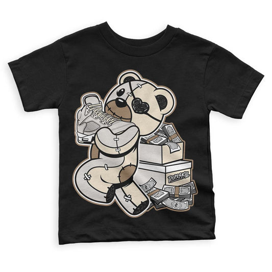 Jordan 5 SE “Sail” DopeSkill Toddler Kids T-shirt Bear Steals Sneaker Streetwear - Black