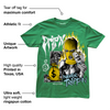 Lucky Green 5s DopeSkill Green T-shirt Drip'n Never Tripp'n Graphic