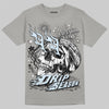 Jordan 11 Cool Grey DopeSkill T-Shirt Drip Season Graphic Streetwear - Gravel
