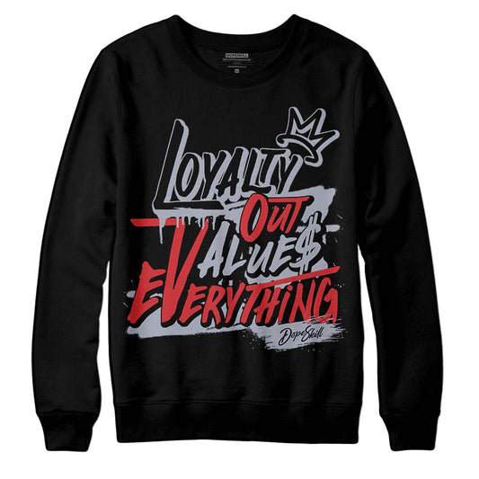 Jordan 4 “Bred Reimagined” DopeSkill Sweatshirt LOVE Graphic Streetwear - Black