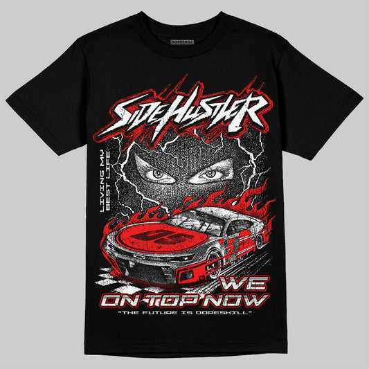 Dunk Low Panda Black White DopeSkill T-Shirt New Side Hustler Graphic Streetwear - Black