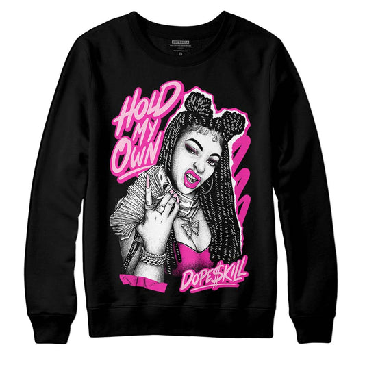 Dunk Low Triple Pink DopeSkill Sweatshirt New H.M.O Graphic Streetwear - Black