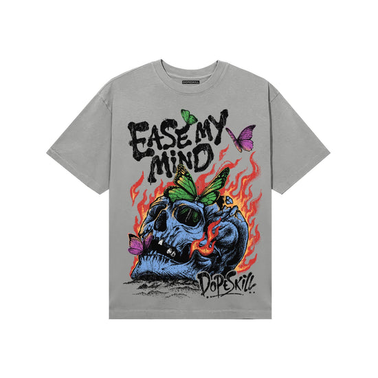 Grey Sneakers DopeSkill T-Shirt Ease My Mind Graphic Streetwear - Gravel