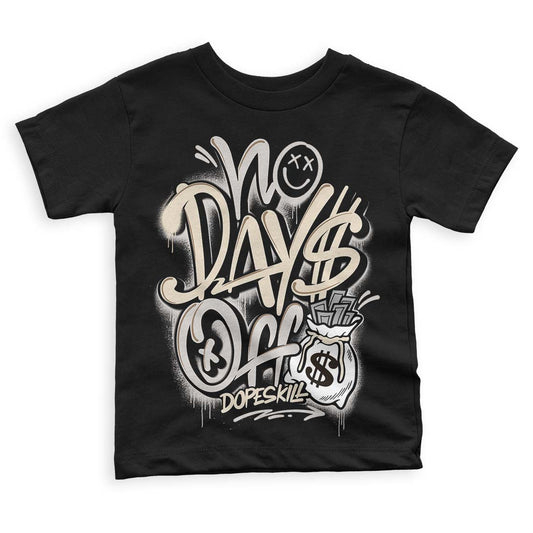 Jordan 5 SE “Sail” DopeSkill Toddler Kids T-shirt No Days Off Graphic Streetwear - Black