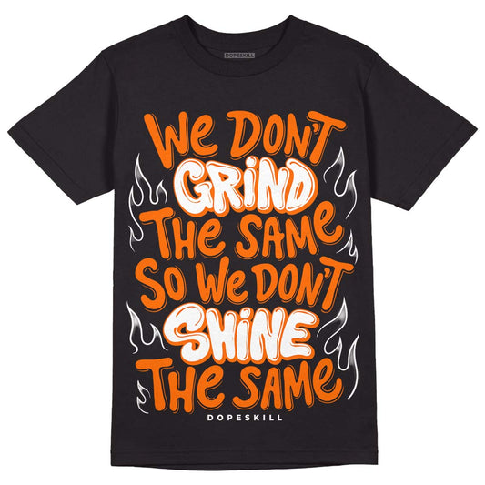 Orange, Black & White Sneakers DopeSkill T-Shirt Grind Shine Graphic Streetwear - Black