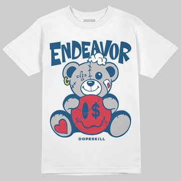 Jordan 12 Retro French Blue (2025) DopeSkill T-Shirt Endeavor Graphic Streetwear - White