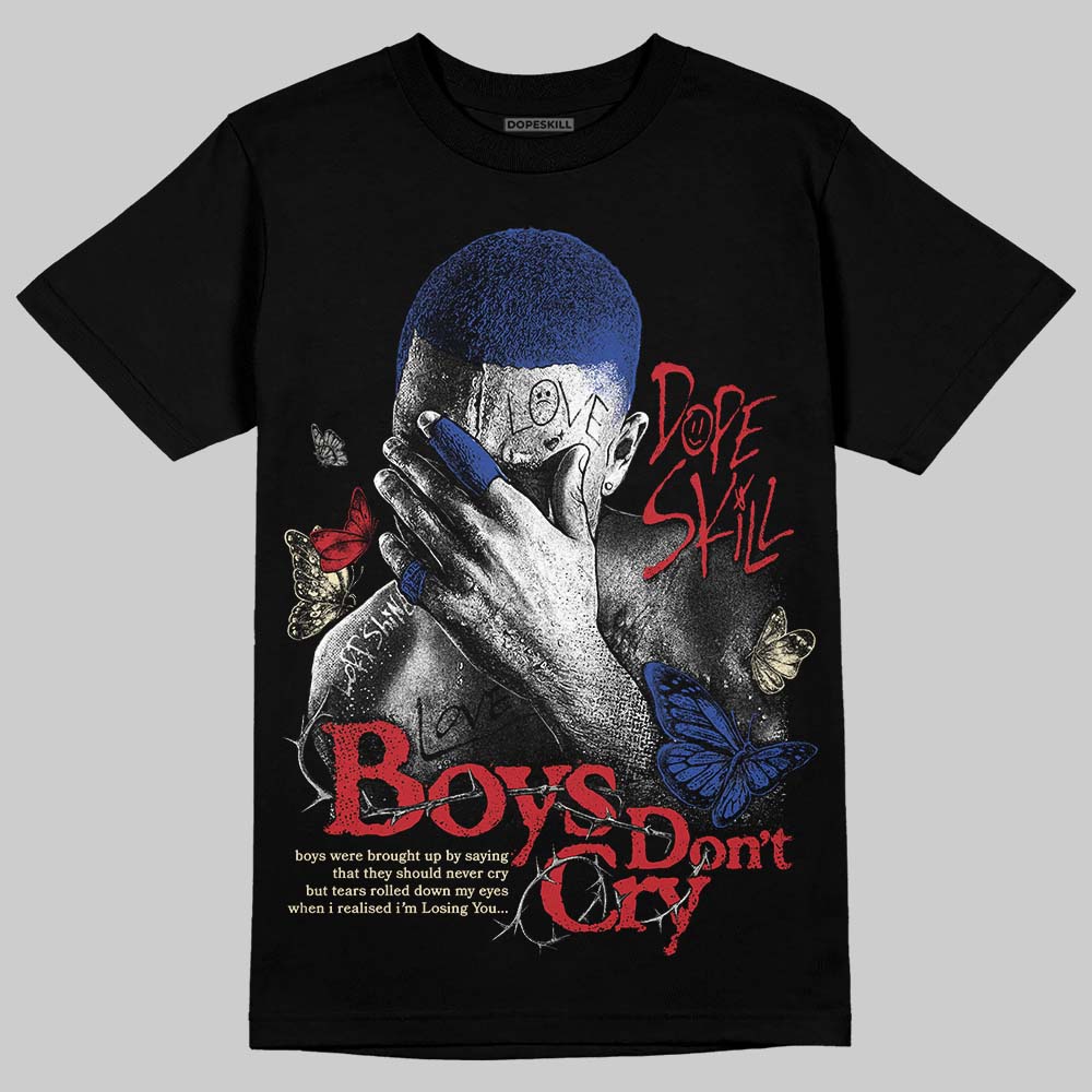 Jordan 4 “Rare Air” DopeSkill T-Shirt Boys Don't Cry Graphic Streetwear - Black