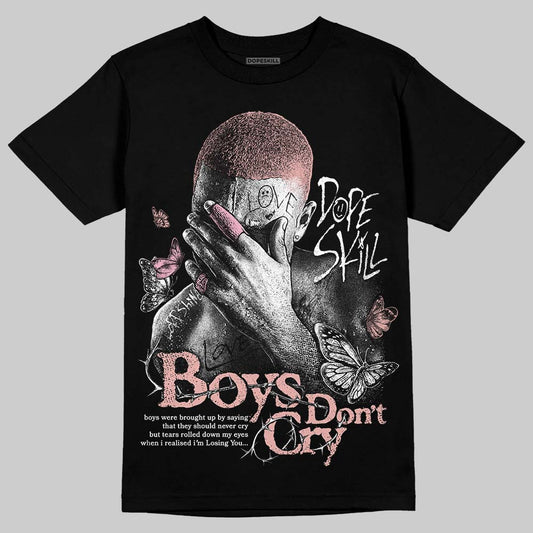 Jordan 1 Low OG “Rust Pink” DopeSkill T-Shirt Boys Don't Cry Graphic Streetwear -0 Black