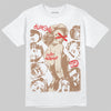 Jordan 4 Retro Cozy Girl DopeSkill T-Shirt Built Different Graphic Streetwear - White