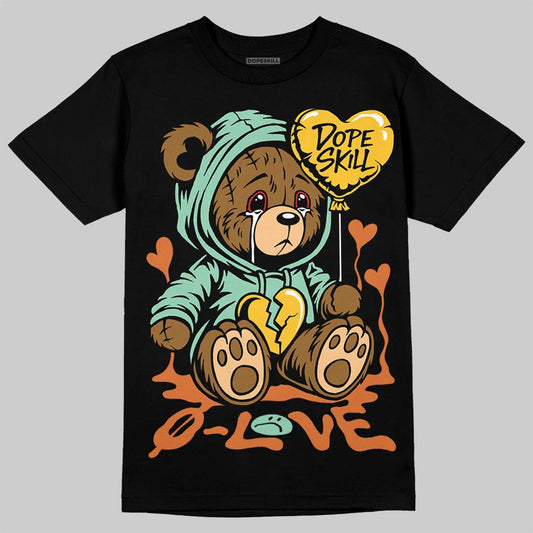 SB Dunk Low Rodeo Tourmaline DopeSkill T-Shirt Broken Bear Graphic Streetwear - black