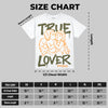 Olive Collection DopeSkill Oversize Print T-Shirt True Lover Graphic