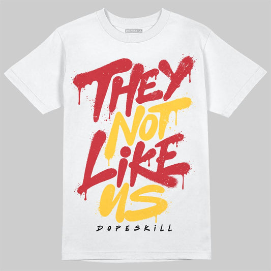 Jordan 14 Retro Ferrari (2025) DopeSkill T-Shirt They Not Like Us Graphic Streetwear - White
