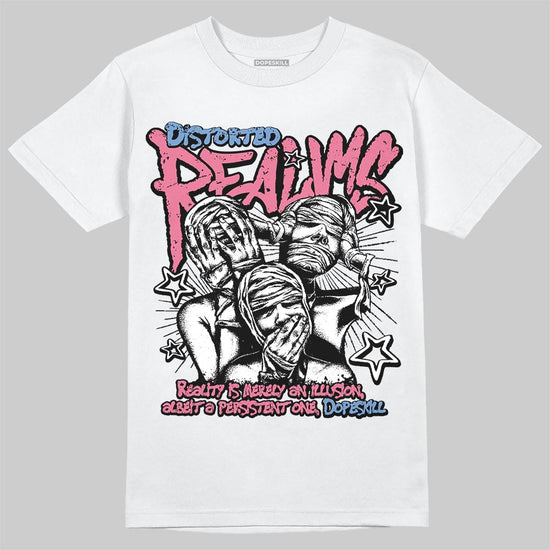 Jordan 1 High OG "Self-Expression" DopeSkill T-Shirt Distorted Realms Graphic Streetwear - White