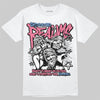 Jordan 1 High OG "Self-Expression" DopeSkill T-Shirt Distorted Realms Graphic Streetwear - White