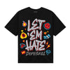 Grey Sneakers DopeSkill T-Shirt Let 'em Hate Graphic Streetwear - Black