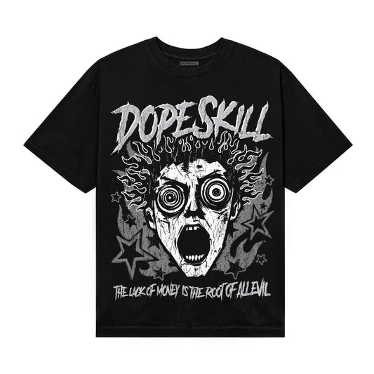 Grey Sneakers DopeSkill T-Shirt Root of Evil Graphic Streetwear - black