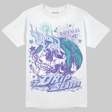 Jordan 5 OG “Grape” DopeSkill T-Shirt Drip Season Graphic Streetwear - White