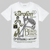 Jordan 3 “Medium Olive” aka “Family Affair” DopeSkill T-Shirt Broken Bones Graphic Streetwear - White