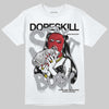 Jordan 4 OG “White Cement” DopeSkill T-Shirt Stay It Busy Graphic Streetwear - White