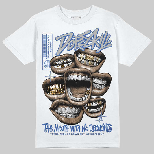 Jordan 3 "Lucky Shorts" DopeSkill T-Shirt The Mouth With No Droughts Graphic Streetwear - White