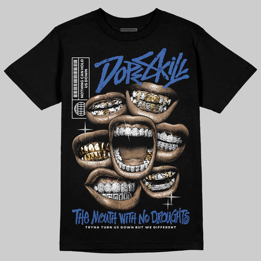 Jordan 3 "Lucky Shorts" DopeSkill T-Shirt The Mouth With No Droughts Graphic Streetwear - Black