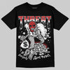 Jordan 11 Retro Low Bred (2025) DopeSkill T-Shirt Threat Graphic Streetwear - black