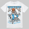 Jordan 1 High OG “UNC” Reimagined DopeSkill T-Shirt Threat Graphic Streetwear - White