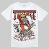 Nigel Sylvester x Air Jordan 4 ‘Brick by Brick’ DopeSkill T-Shirt Threat Graphic Streetwear - White