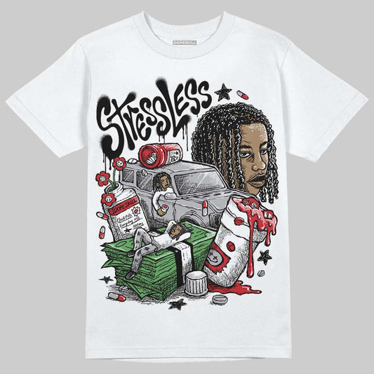 Jordan 4 OG “White Cement” DopeSkill T-Shirt Stressless Graphic Streetwear - White