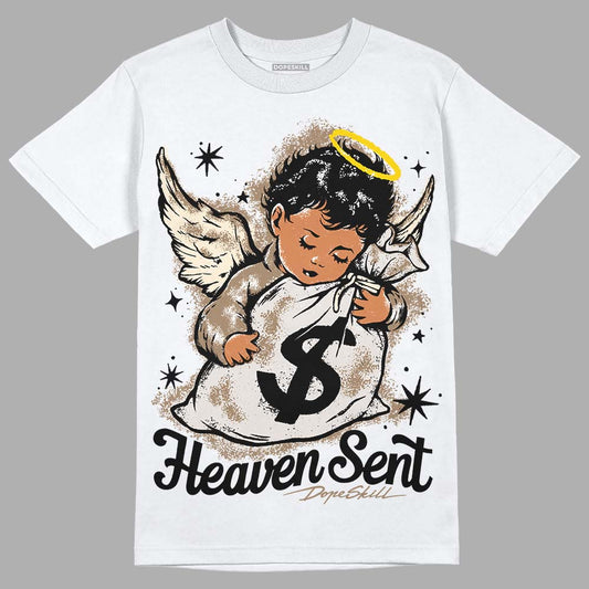 Jordan 5 SE “Sail” DopeSkill T-Shirt Heaven Sent Graphic Streetwear - White 